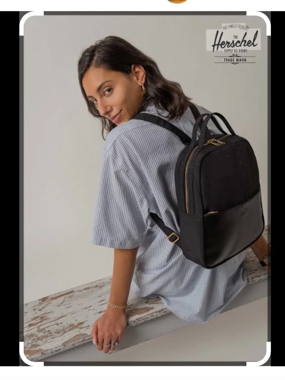 Herschel Supply Co. Orion Mid-Size Backpack in black